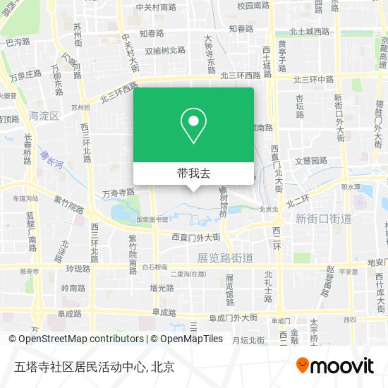 五塔寺社区居民活动中心地图