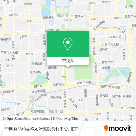 中国食品药品检定研究院食化中心地图
