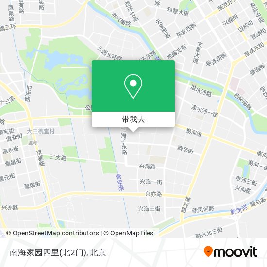 南海家园四里(北2门)地图