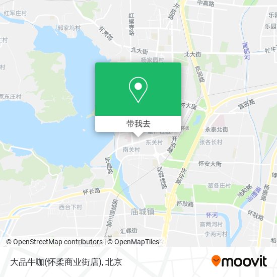 大品牛咖(怀柔商业街店)地图