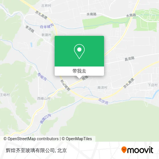 辉煌齐至玻璃有限公司地图