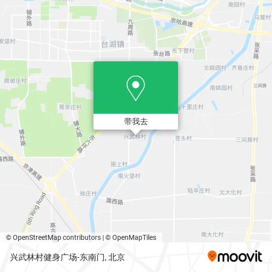 兴武林村健身广场-东南门地图