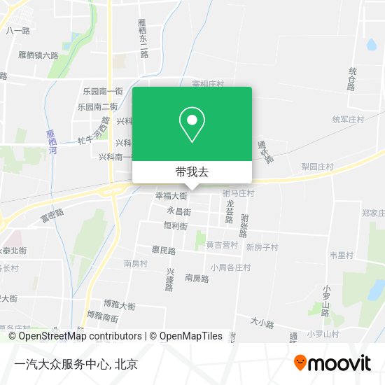 一汽大众服务中心地图