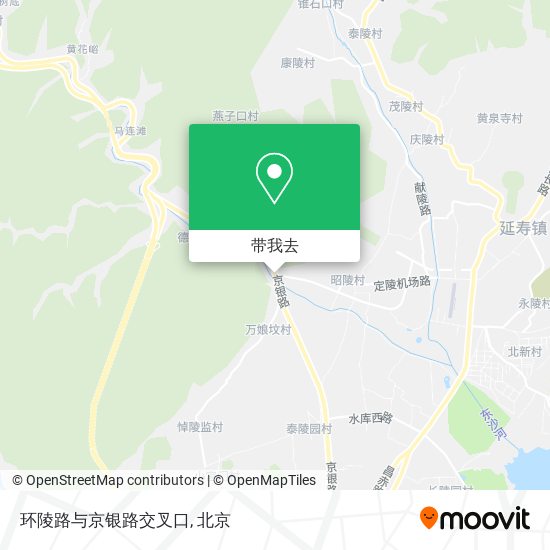 环陵路与京银路交叉口地图