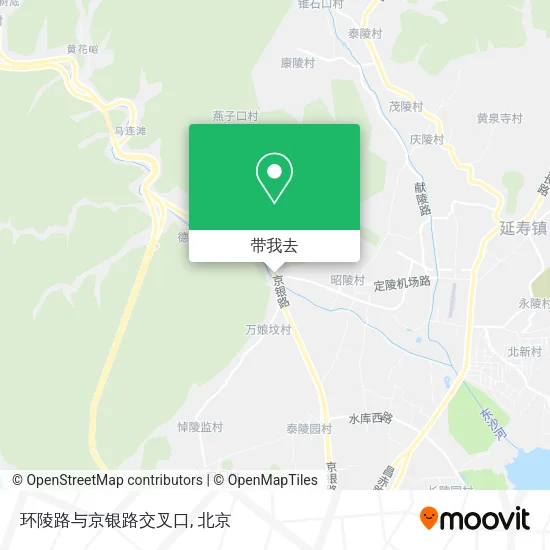 环陵路与京银路交叉口地图
