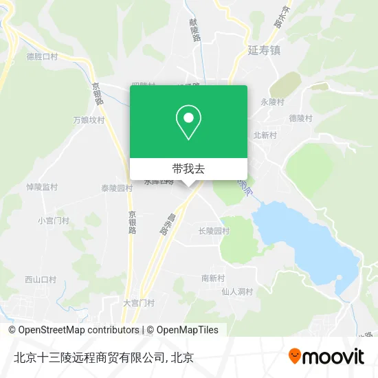 北京十三陵远程商贸有限公司地图
