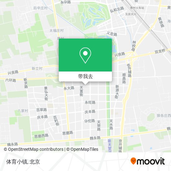 体育小镇地图