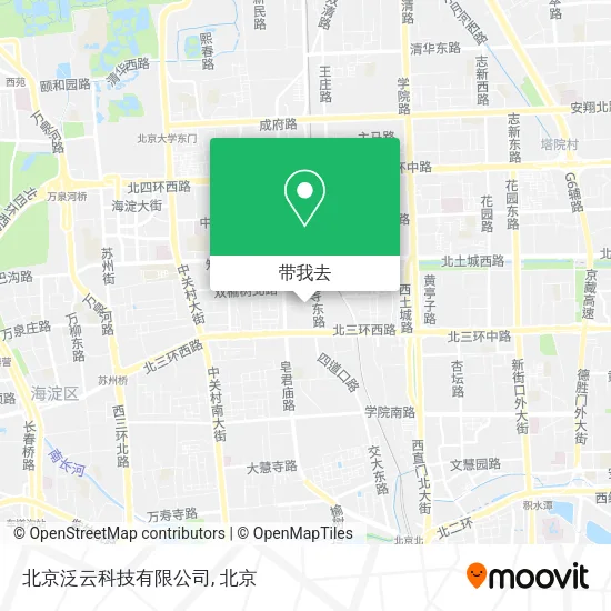 北京泛云科技有限公司地图