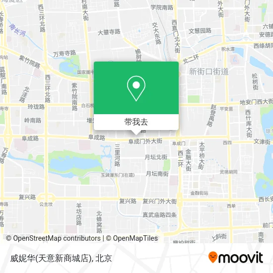 威妮华(天意新商城店)地图