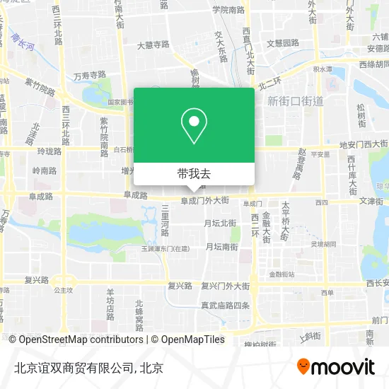 北京谊双商贸有限公司地图