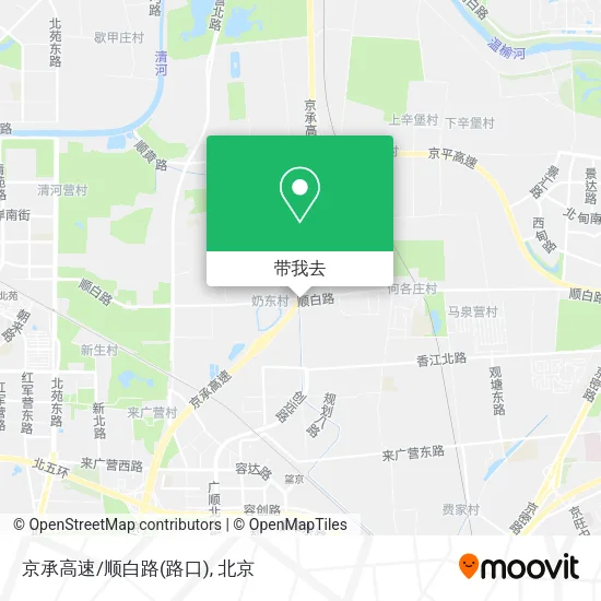 京承高速/顺白路(路口)地图