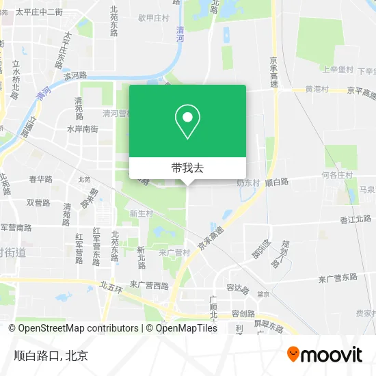 顺白路口地图