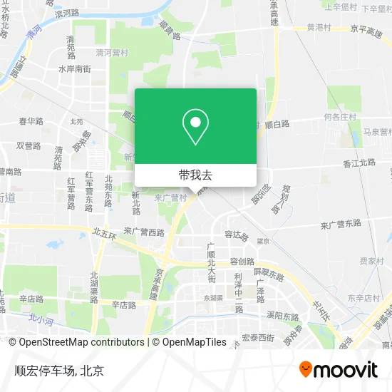 顺宏停车场地图