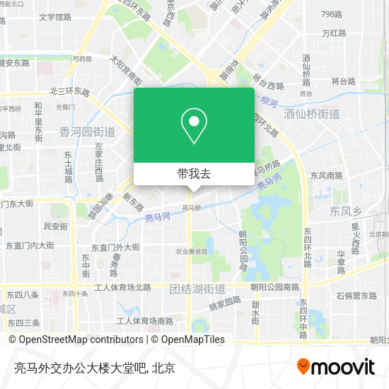 亮马外交办公大楼大堂吧地图