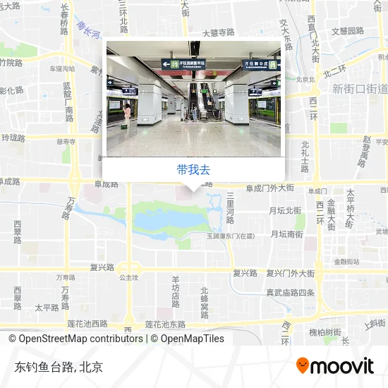 东钓鱼台路地图