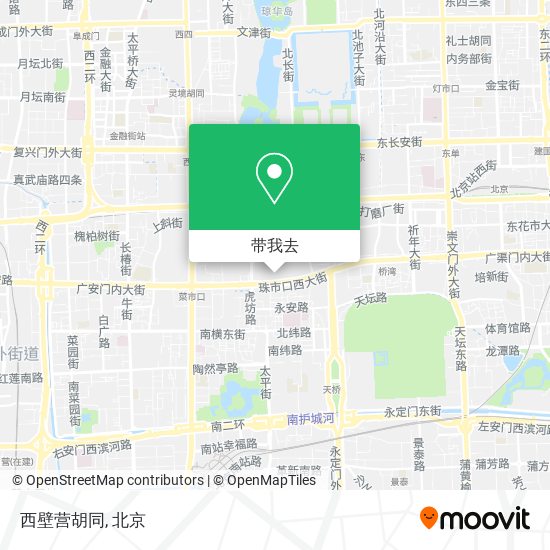 西壁营胡同地图
