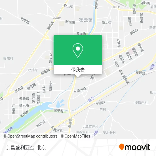 京昌盛利五金地图