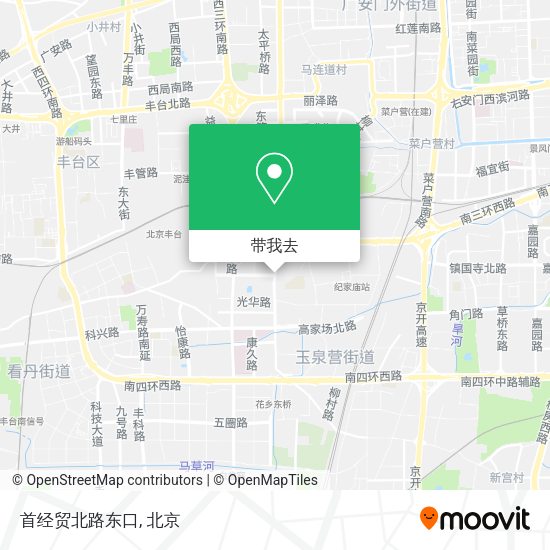 首经贸北路东口地图