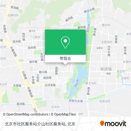 北京市社区服务站介山社区服务站地图