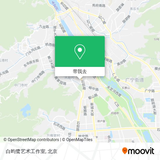 白昀鹭艺术工作室地图