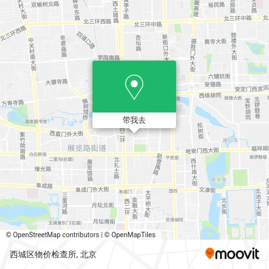 西城区物价检查所地图