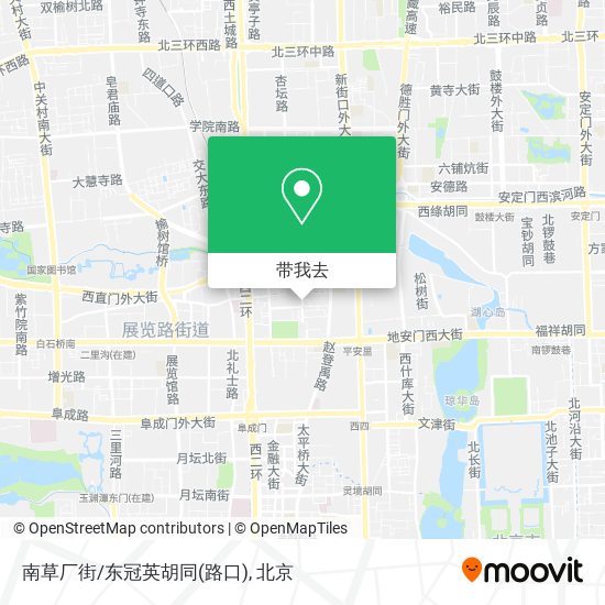 南草厂街/东冠英胡同(路口)地图