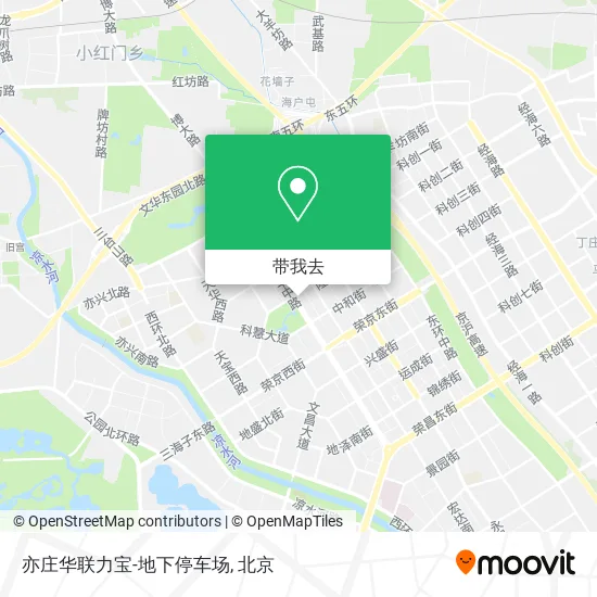 亦庄华联力宝-地下停车场地图