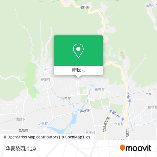 华夏陵园地图