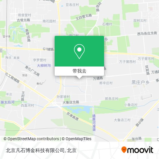 北京凡石博金科技有限公司地图