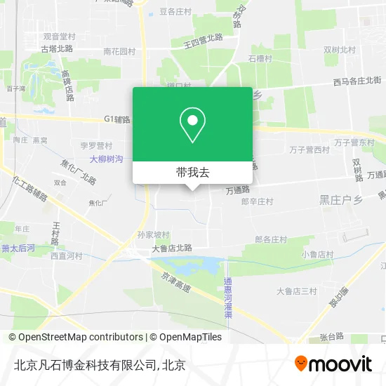 北京凡石博金科技有限公司地图