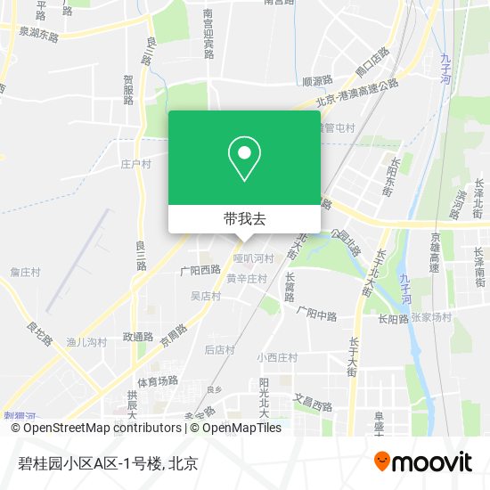 碧桂园小区A区-1号楼地图