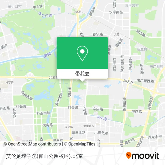 艾伦足球学院(仰山公园校区)地图