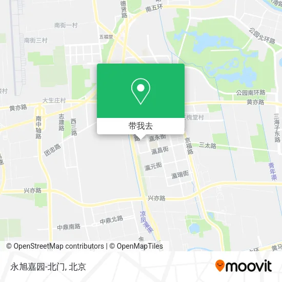 永旭嘉园-北门地图