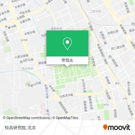 恒昌研究院地图