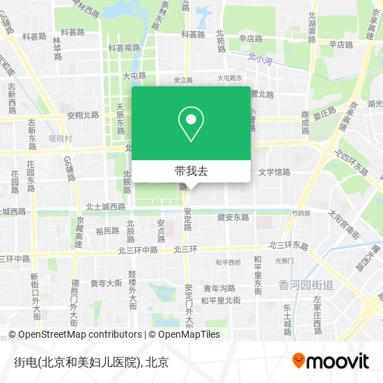 街电(北京和美妇儿医院)地图