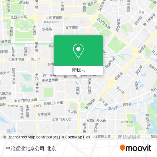 中冶置业北京公司地图
