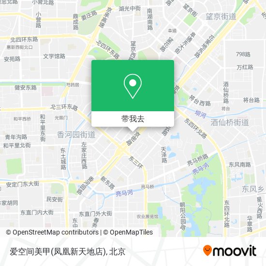 爱空间美甲(凤凰新天地店)地图