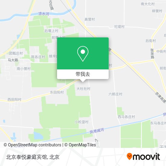 北京泰悦豪庭宾馆地图