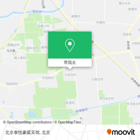 北京泰悦豪庭宾馆地图