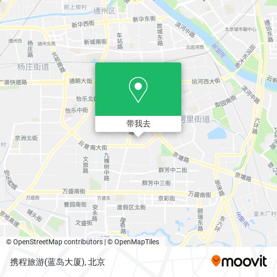 携程旅游(蓝岛大厦)地图