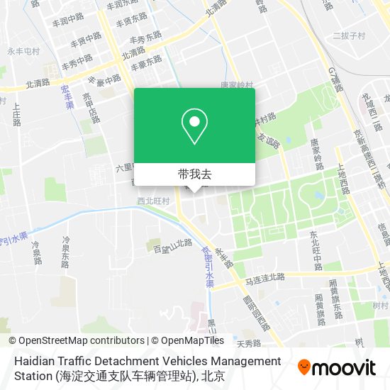 Haidian Traffic Detachment Vehicles Management Station (海淀交通支队车辆管理站)地图