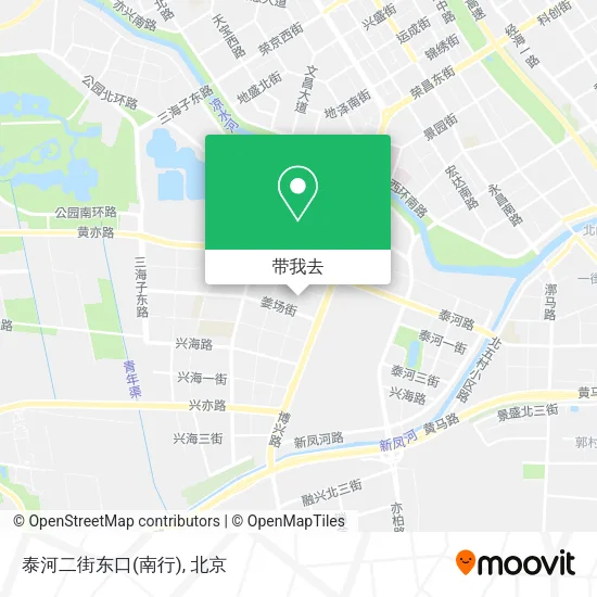 泰河二街东口(南行)地图