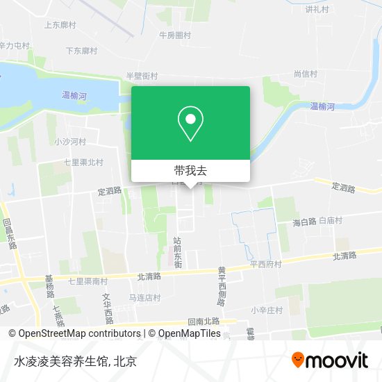 水凌凌美容养生馆地图
