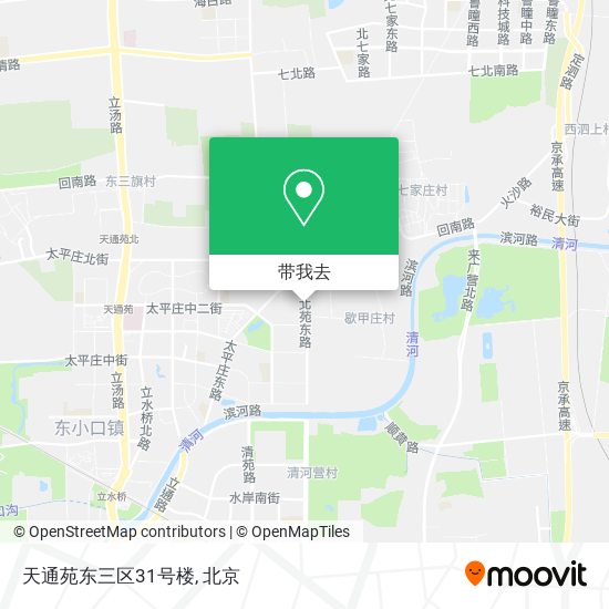 天通苑东三区31号楼地图