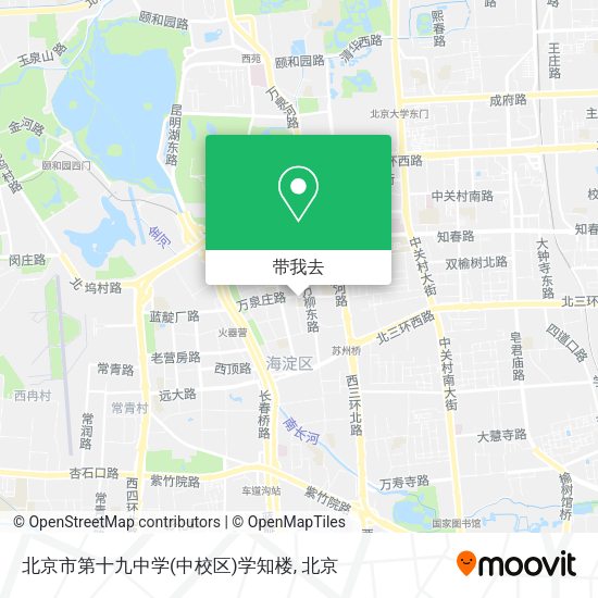 北京市第十九中学(中校区)学知楼地图