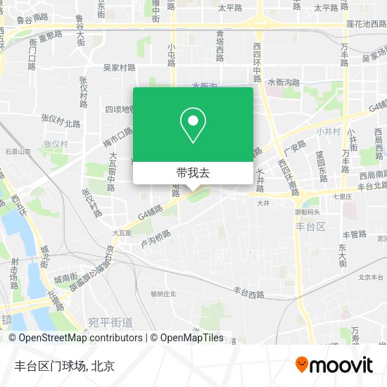丰台区门球场地图