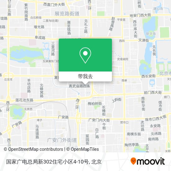 国家广电总局新302住宅小区4-10号地图