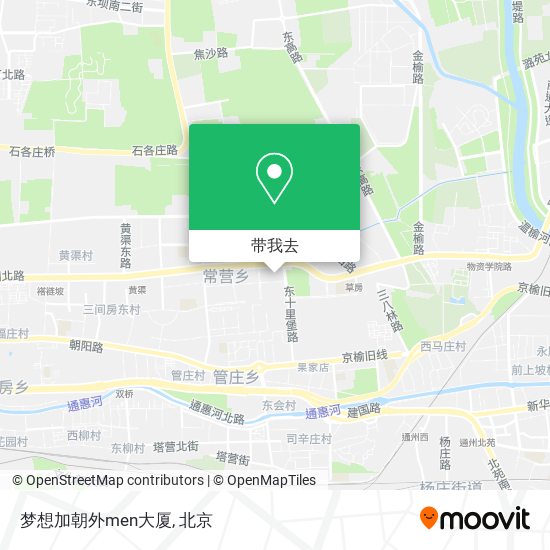 梦想加朝外men大厦地图