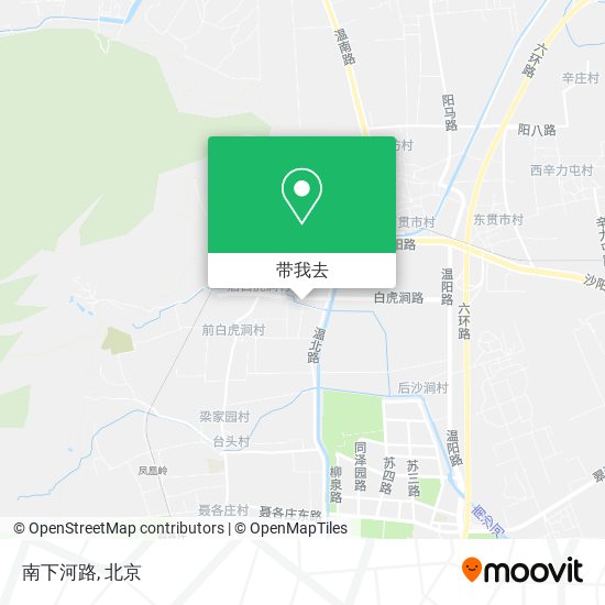 南下河路地图