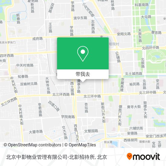 北京中影物业管理有限公司-北影招待所地图
